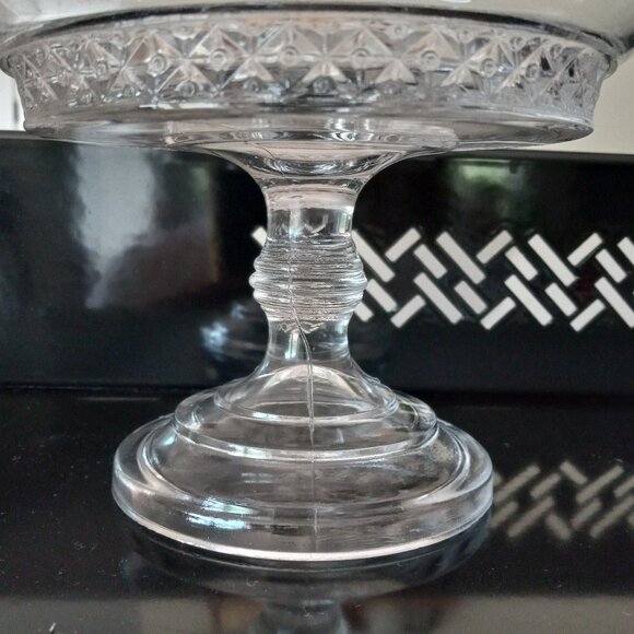 Antique Imperial Glass Early American Pattern Glass Covered Compote Bowl 1902 - Picture 9 of 16